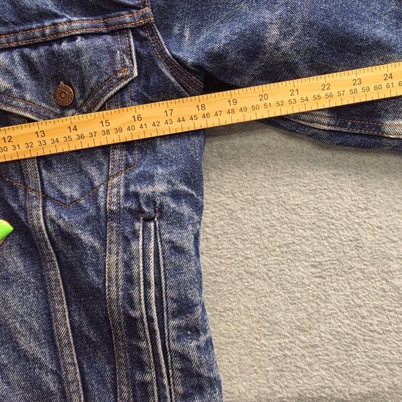 Vintage Levis 70506 0317 Blanket Lined Denim Trucker Jacket Made in USA Mens 34 - Picture 9 of 13